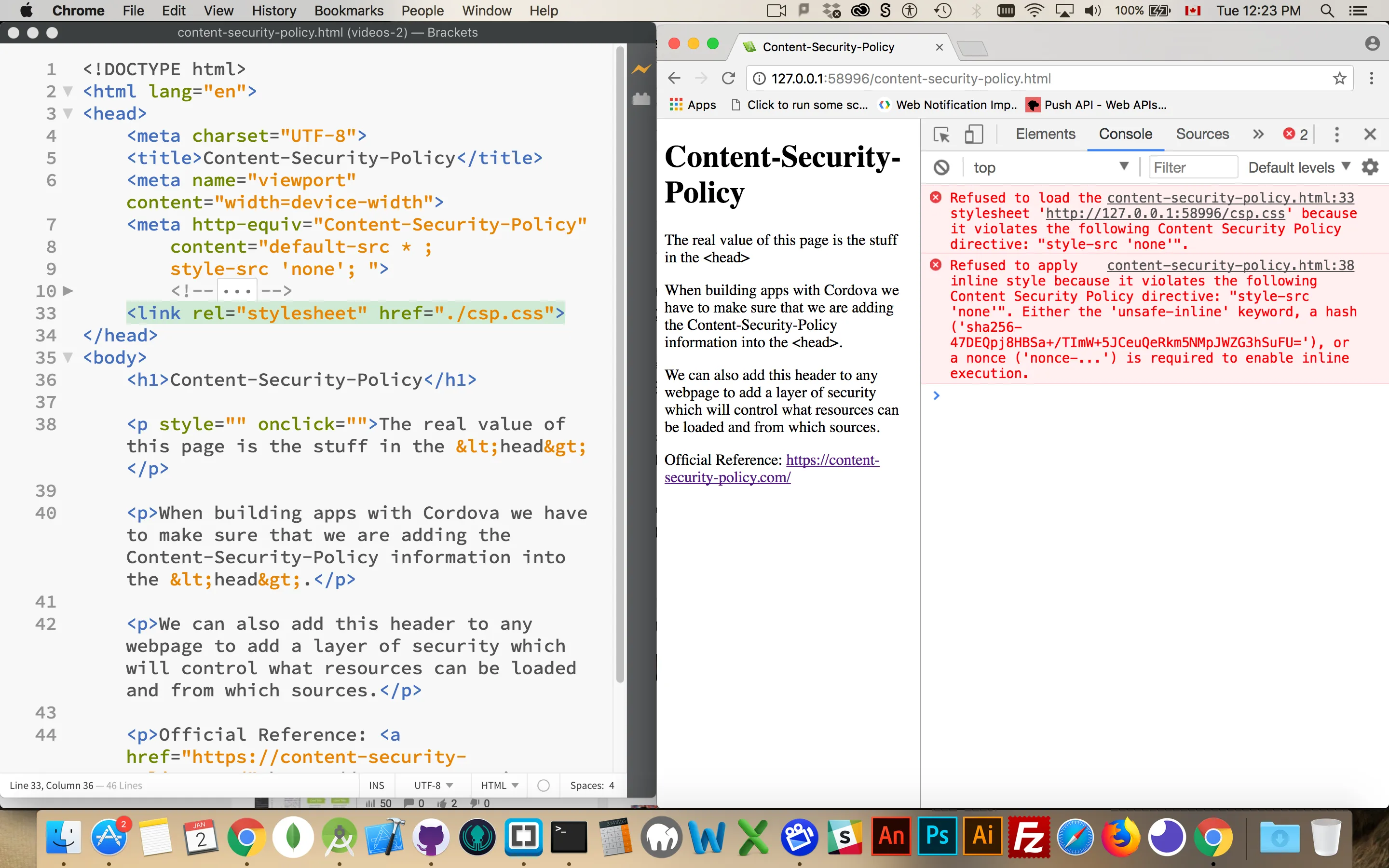 csp screenshot